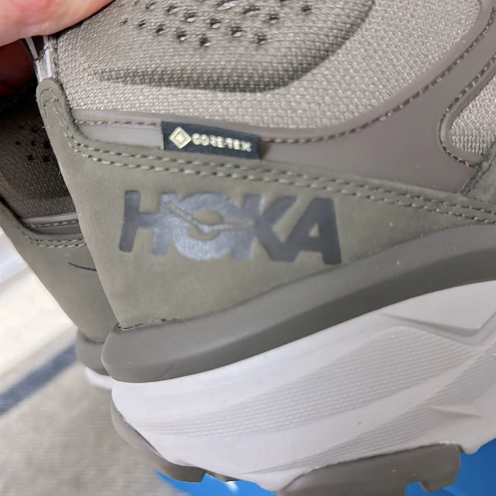 Hoka One One Challenger Gray Running Hiking Shoes High Tops Sz 10 Med (B, M) NWT - Picture 5 of 7
